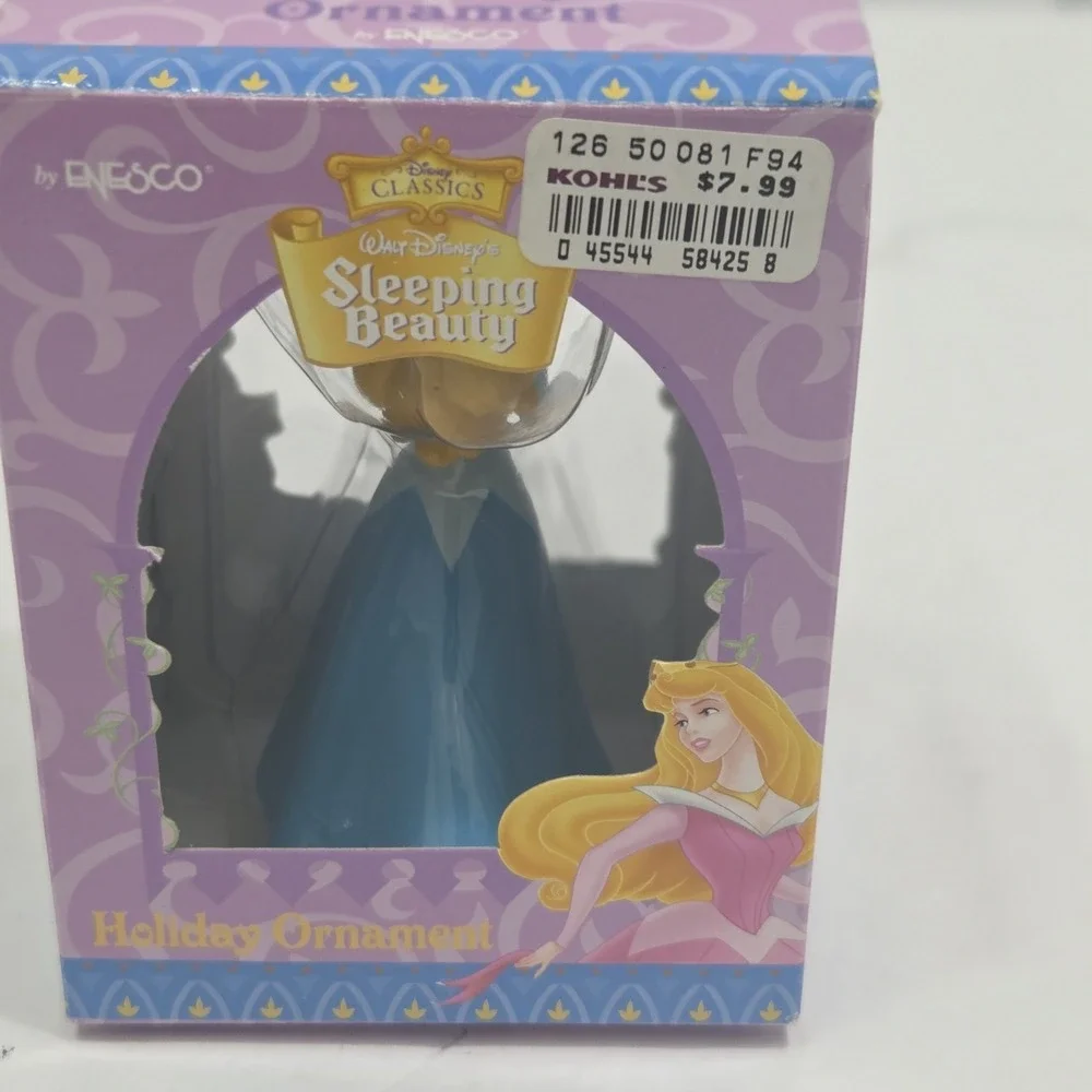 Disney Classics Sleeping Beauty Holiday Ornament Aurora Fairies Enesco 519308